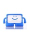 Kilifolsun iPad Uyumlu Pro 11 2020 2.nesil Tutma Kollu Stand Olabilen Çocuklar İçin Koruyucu Kılıf Mavi
