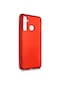 Tecno - Realme 5 Pro - Kılıf Mat Renkli Esnek Premier Silikon Kapak - Kırmızı