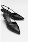 Luvishoes Poınt Siyah Kadın Topuklu Ayakkabı