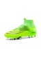 Snapbuy Xinghe Shop Yüksek Top Uzun Çivili Futbol Ayakkabıları Suni Çim Eğitmenleri Yeşil