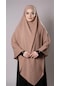 Taba Pratik Hazır Geçmeli Tesettür Eşarp Medine İpeği Bağcıklı Sufle Hijab 2301 33