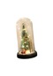 Suntek Yılbaşı Çalışma Odası Stil B Işık Baba Minyatürlü Cam Kapaklı Ağacı