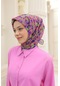 Silk Home Soft Eşarp 73078-35 Mor, Fıstık Yeşili, Pembe, Pudra