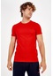 Maraton Active Slimfit Erkek Bisiklet Yaka Kısa Kol Training Kırmızı T-Shirt 821034-Kırmızı