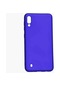 Noktaks - Samsung Galaxy Uyumlu M10 - Kılıf Mat Renkli Esnek Premier Silikon Kapak - Saks Mavi