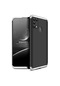Kilifone - Samsung Uyumlu Galaxy M31 - Kılıf 3 Parçalı Parmak İzi Yapmayan Sert Ays Kapak - Siyah-gri