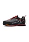 Siyah Kırmızı Su Geçirmez Açık Ayakkabı Erkekler Yürüyüş Ayakkabıları Rahat Trekking Ayakkabıları Spor Ayakkabıları