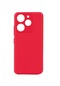 Noktaks - Tecno Uyumlu Tecno Spark 10 Pro - Kılıf Mat Soft Esnek Biye Silikon - Kırmızı