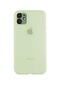 Noktaks - iPhone Uyumlu 12 - Kılıf Mat Ultra İnce Esnek Tpu Tiny Kapak - Açık Yeşil