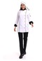 Kadın Aşçı Ceket 01 - Beyaz Siyah Biye-6640