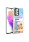 Mutcase - Samsung Uyumlu Galaxy A13 4g - Kılıf Sert Kamera Korumalı Desenli Korn Kapak - No1