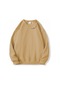 Kadın Çiçek Nakış İşlemeli Uzun Kollu Sweatshirt Vizon Vizon