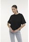 Kinetix Wb Boxy 11fn95 4fx Siyah Kadın Kısa Kol T-shirt 000000000101496861