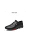 Ikkb Baita Fashion Rahat Erkek Günlük Ayakkabı Lastikli Ağız Siyah İçi Artış