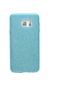 Noktaks - Samsung Galaxy Uyumlu Note 5 - Kılıf Simli Koruyucu Shining Silikon - Mavi