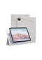 Ipad İçin Zoyu Pro 11/12.9 İnç Manyetik Ayrılabilir Kılıf, İpad Uyumlu 10 İçin 10.9 Grey White İpad Uyumlu Air45 2020-2022 Kılıf