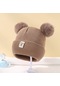 Ikkb Bebek Yün Şapka 0-2 Yaşında, Sonbahar Ve Kış Aylarında Sıcak Haki