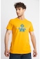 Adam Boxes Baskılı O-yaka T-shirt Anillo - Koyu Sarı-koyu Sarı