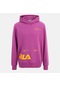 Mor Fila Kapşonlu Sweatshirt Embroidery Detail Su411113 Mor