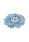 Mavi 1 Parça Çiçek Halı Banyo Emici Kaymaz Mat Bauhinia Mavi Lotus Oturma Odası Yatak Odası Vestiyer Ayak Pedi 120 120cm