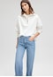 Mavi - Kapüşonlu Fermuarlı Beyaz Sweatshirt 1s10169-70057