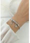 Çlk Accessories Anahtar Kilit Dorika Bileklik Trbilek7884 - Gümüş