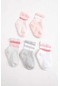 Defacto Kız Bebek Dikişsiz 5li Pamuklu Uzun Çorap C4295a5nskr1