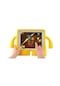 Mutcase - İpad Uyumlu İpad Mini 4 - Kılıf Tutma Kollu Stand Olabilen Çocuklar İçin Koruyucu Tablet Kılıfı - Sarı