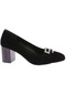 Dgn 21 Kadın Küt Burun S Tokalı Topuklu Ayakkabı 21-1510-R1680