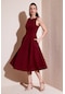 Lela Bayan Elbise 6051963 Bordo