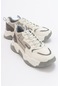 65100 Beyaz Gri Kadın Spor Ayakkabı