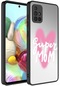 Samsung Galaxy A71 Kılıf Aynalı Desenli Kamera Korumalı Parlak Lopard Mirror Kapak - Süper Anne