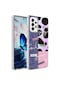 Noktaks - Samsung Galaxy Uyumlu A33 5g - Kılıf Kenarlı Renkli Desenli Elegans Silikon Kapak - No8