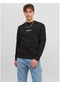 Jack&jones Vesterbro Erkek Siyah Bisiklet Yaka Sweatshirt 12241694-BLK