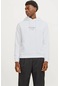 Jack & Jones Jprblaharold Kapüşonlu Erkek Sweat 12271193 BEYAZ
