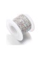 1 Rulo Pençe Zinciri Renkli Elekoforez Rhinestones İm Punk Tarzı Zincir Dıy Color 15 2mm-10yards