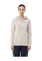 Jack Wolfskın Kadın Sweatshırt Alice Hoody Krem Kapüşonlu Krem Krem