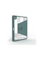 Noktaks - iPad Uyumlu Air 10.9 2022 5.nesil - Kılıf Dönebilen Ve Stand Olabilen Koruyucu Nayn Tablet Kılıfı - Koyu Yeşil