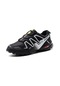 Siyah&beyaz Erkek Tırmanma Ayakkabıları Açık Kaymaz Trekking Spor Ayakkabı Moda Rahat Spor Ayakkabıları