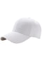 Maotai Düz Renk Beyzbol Şapkası Karartma İşlemeli Beyzbol Şapkası Beyaz