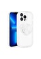 Kilifone - İphone Uyumlu İphone 13 Pro Max - Kılıf Kamera Korumalı Pop Soketli Ofro Kapak - Beyaz