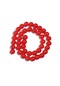 1 Strand Kırık Kristal Boncuklar 4-12mm Renkli Gevşek Halka Boncuk Takı Yapımı Red 10mm-apx36pcs