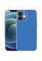 Kilifone - İphone Uyumlu İphone 12 - Kılıf Kamera Korumalı Renkli Viyana Kapak - Saks Mavi