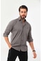 Marisso Erkek Cep Detaylı Uzun Kol %100 Pamuk Gömlek 19asm Vizon