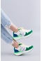 Verna Benetton İthal Özel Seri Spor Ayakkabı Beyaz Yeşil