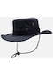 Kadın Lacivert Güneş Koruyucu Kovboy Safari Şapkası - Standart