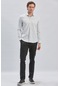 Siyah Uzun Kollu Desenli Bez Ayağı Cepsiz Klasik Slim Fit Dar Kesim Gömlek 1004240236-siyah