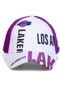 Beyaz Los Angeles Lakers Basketbol Beyzbol Şapkası - Standart