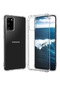 Noktaks - Samsung Galaxy Uyumlu A21s - Kılıf Kenar Köşe Korumalı Nitro Anti Shock Silikon - Renksiz