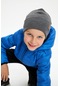 Füme Erkek Bebek Çocuk Trend Style Şapka Bere Rahat %100 Pamuklu Kaşkorse-7172-füme